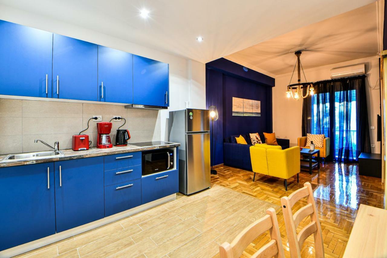 Cozy Blue Apartment By Zain Афіни Екстер'єр фото
